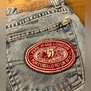 Vintage Pepe jeans 30x29 tapered leg ..high waisted